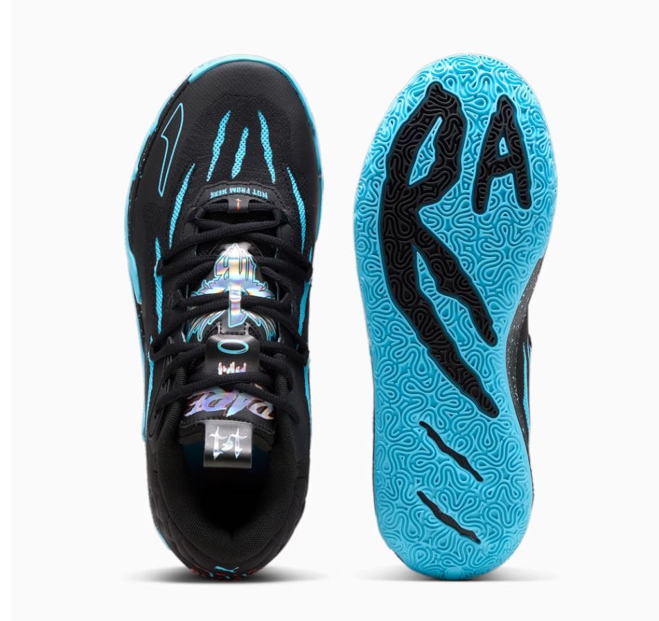 ZAPATOS PUMA LAMELO BALL MB.03 COLOR NEGRO/AZUL, HOMBRE - MUJER - Imagen 3