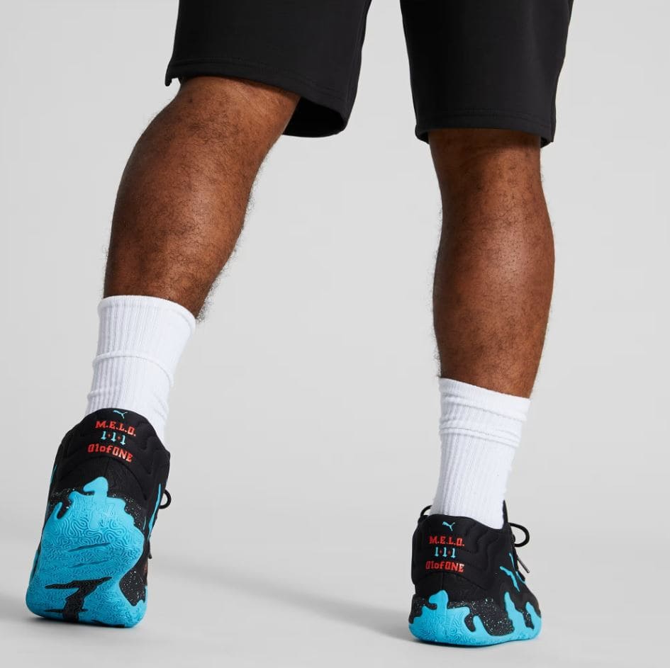 ZAPATOS PUMA LAMELO BALL MB.03 COLOR NEGRO/AZUL, HOMBRE - MUJER - Imagen 4